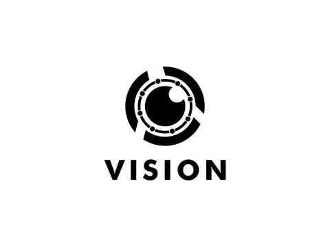 Eye Vision Logo, Creative Vision logo vector template Stock Illustration
