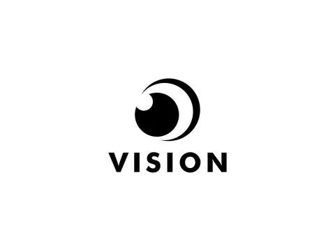 Eye Vision Logo, Creative Vision logo vector template Stock Illustration