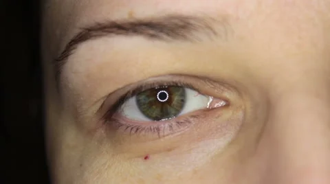 Eye Woman Looking At The Camera Stock-Footage 47017093