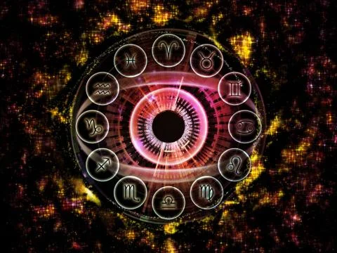 The Eye of Zodiac Illustrazione stock
