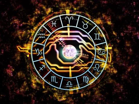 The Eye of Zodiac Stock Illustration