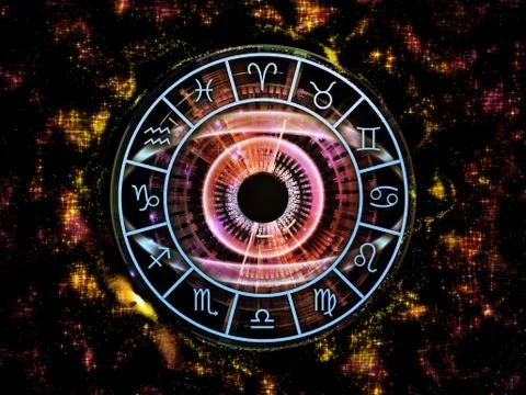 The Eye of Zodiac Stock Illustration