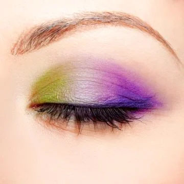 Eye zone make up Stock Photos