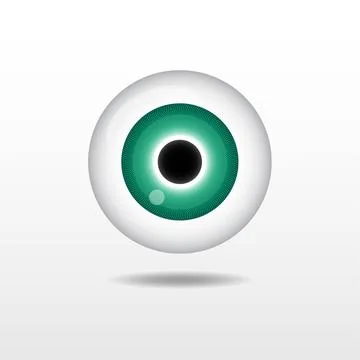  Eyeball Character Eyeball. Vector EPS 10. Black design Copyright: xZoonar... Stock Photos