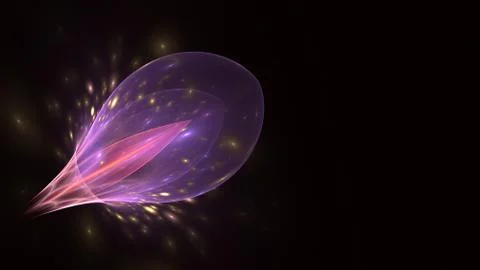 Eyeball, optic, diffraction of light, organic shapes. Ilustración de archivo