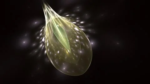 Eyeball, optic, diffraction of light, organic shapes. Stock-Illustration