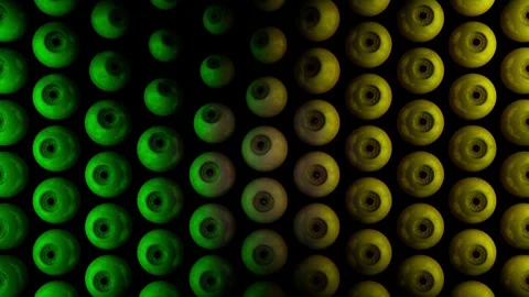 Eyeball Pattern Loop - RGB Neon VJ Background 库存影片 313023116