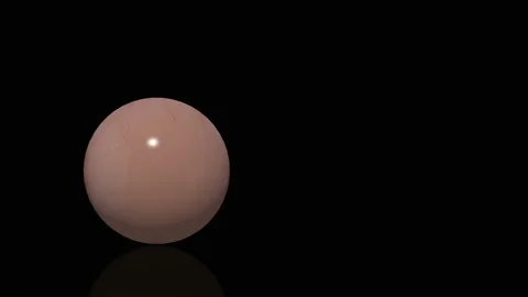 Eyeball turns on itself animation Stock Footage 239380738