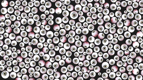 EYEBALLS EVERYWHERE 스톡 동영상 160046084
