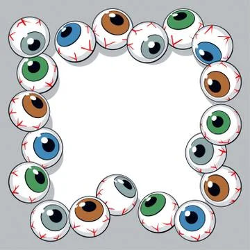 Eyeballs frame Stock-Illustration