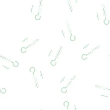 Eyebolt with peg glyph seamless pattern 스톡 일러스트
