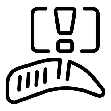 Eyebrow correction icon outline vector. Beauty salon Stock Illustration