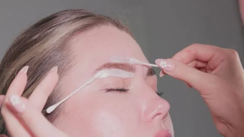 Eyebrow Grooming Precision Techniques and Essential Care Strategies for Stock Footage 315860245