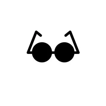 Eyebrow or Lens Tweezers Solid Flat Vector Icon Isolated on White Background Stockillustratie
