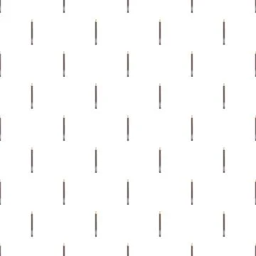 Eyebrow pencil seamless pattern for beauty packaging Stock Illustration