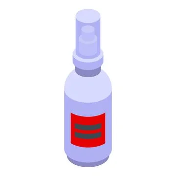 Eyebrow spray icon isometric vector. Eye makeup Stock Illustration