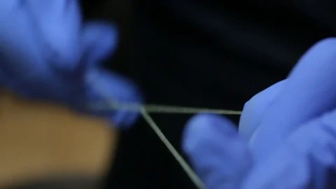 The Eyebrows Threads Stock Footage 104369577