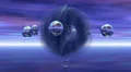 Eyecatching 3D animation mirroring spheres round spikes model HD Footage