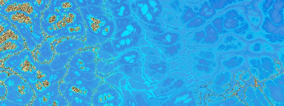 An EyeCatching Abstract Blue Fluid Background Featuring Organic Patterns and Stock Illustration