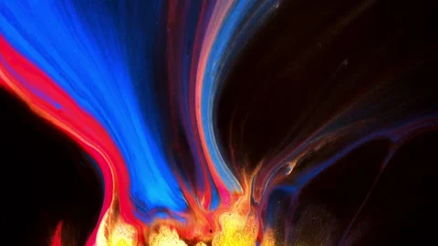 An eyecatching dynamic colorful fluid motion abstract background that captivates Stock Footage 313369104
