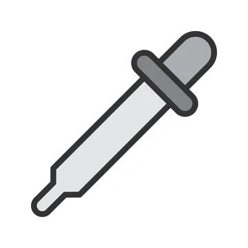 Eyedropper icon vector image. Illustrazione stock
