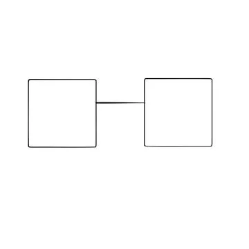 Eyeglass frames, improve vision Stock Illustration