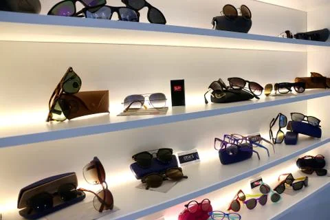 Eyeglass shelf Stock Photos