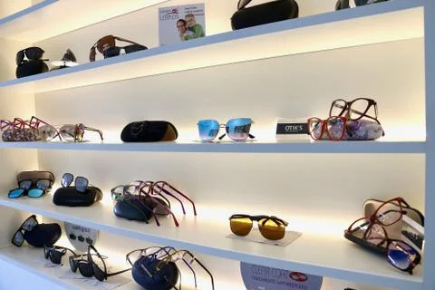 Eyeglass shelf Stock Photos