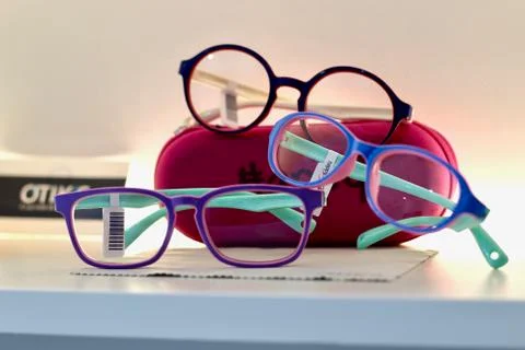 Eyeglass shelf Stock Photos