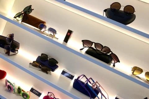 Eyeglass shelf Stock Photos