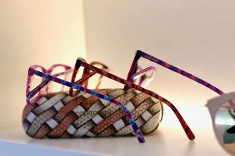 Eyeglass shelf Stock Photos