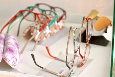 Eyeglass shelf Stock Photos