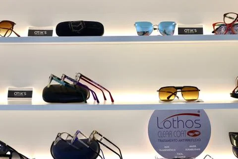 Eyeglass shelf Stock Photos