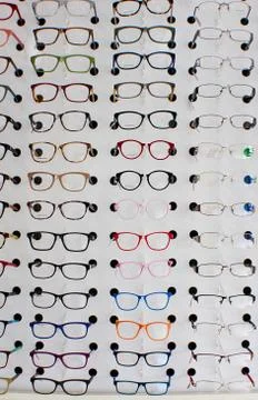 Eyeglass shelf Stock Photos