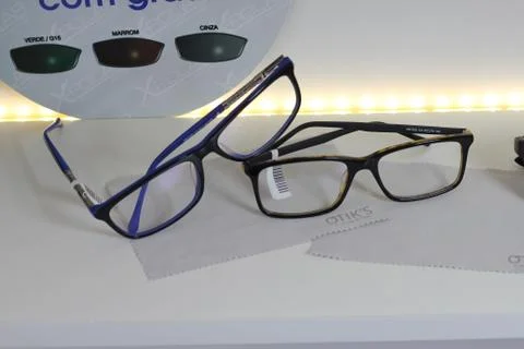 Eyeglass shelf Stock Photos