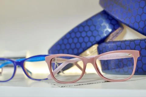 Eyeglass shelf Stock Photos