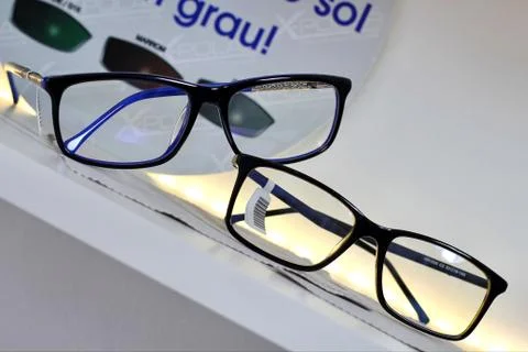 Eyeglass shelf Stock Photos