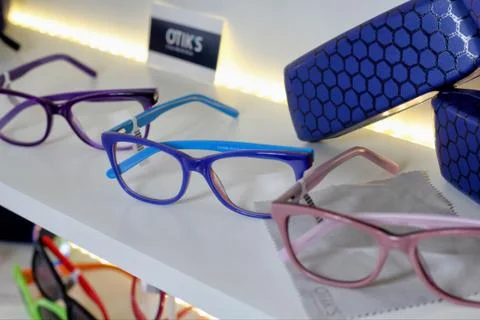Eyeglass shelf Stock Photos