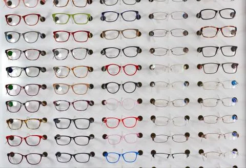 Eyeglass shelf Stock Photos