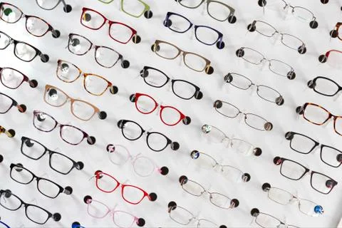 Eyeglass shelf Stock Photos