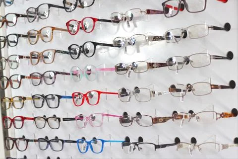 Eyeglass shelf Stock Photos