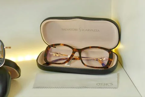 Eyeglass shelf Stock Photos