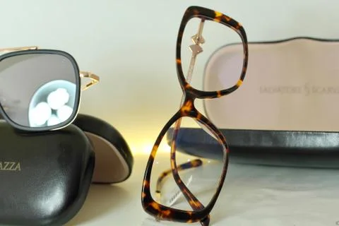 Eyeglass shelf Stock Photos