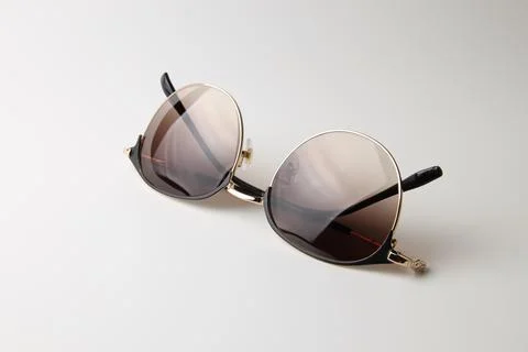Eyeglass on white background Fotos de archivo