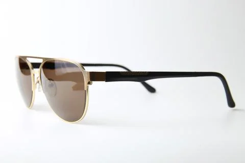 Eyeglass on white background Stock Photos