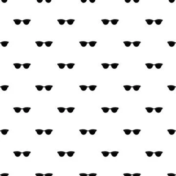 Eyeglasses for blind pattern seamless Stock Illustration