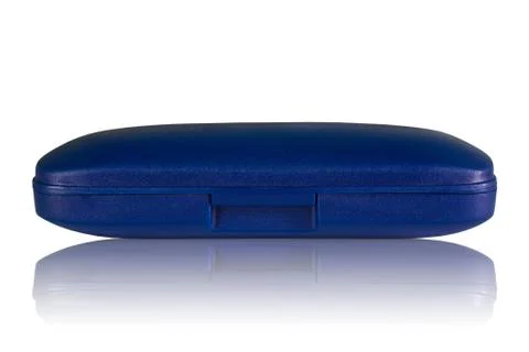 Eyeglasses case isolated white Stock Photos