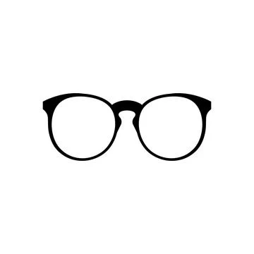 Eyeglasses icon simple Stock Illustration