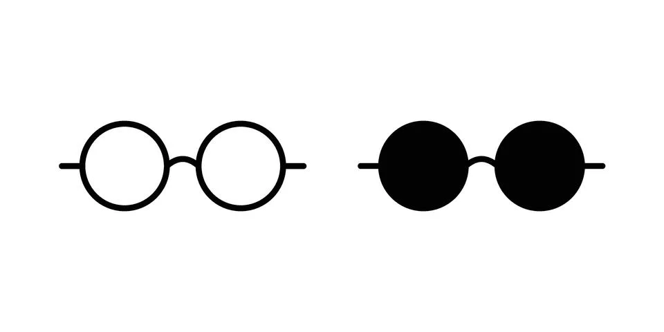 Eyeglasses icon vector design. EPS10 Stock Illustration