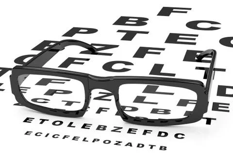 The eyeglasses Stock Illustration